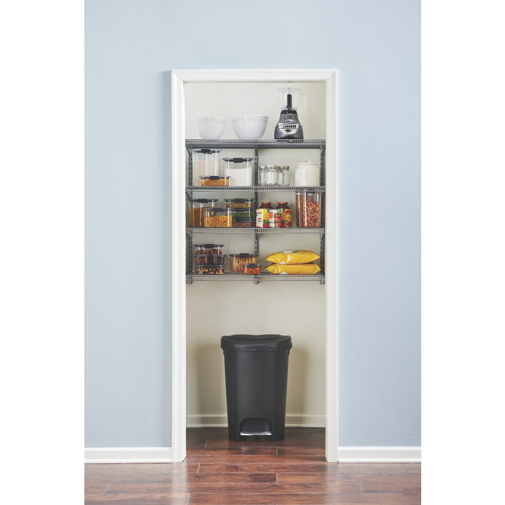Rubbermaid store pantry shelving